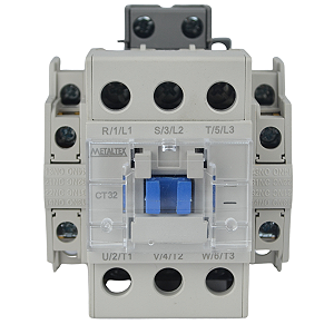 Contator CT32-322 Tripolar 32A 220V 2NA+2NF - Metaltex