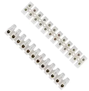 Conector Barra Plastico Incolor 12Polos 4MM  6A