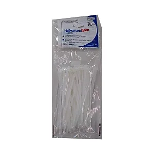 Abracadeira de Nylon 3,5 x 198MM Branca T30L Hellermann PCT100UN