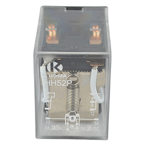 Mini Rele Industrial 8Pinos 2Contato Reversivel  5A 24VCC HH52P