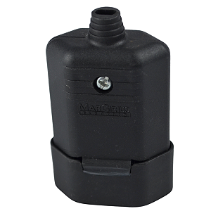 Plugue Femea 2P 10A Preto TMD1-2