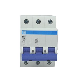 Disjuntor Tripolar Mdw-c 32A 5ka Weg