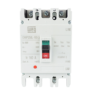 Disjuntor Caixa Moldada Weg DWP250L 160A