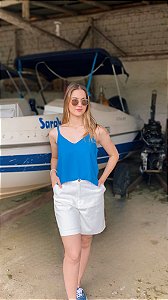 Regatinha Cropped Crepe