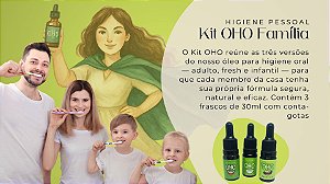 Kit OHO FAMÍLIA – 3 frascos de 30 ml