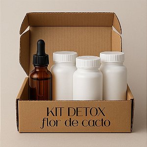 Kit Trimestral Detox com Lugol + Vitaminas – Protocolo completo de 90 dias