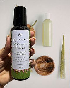 Rícino & Babosa — Óleo Corporal Bifásico Perfumado 120ml