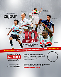 Festa de 10 anos da Embaixada - 2 ingressos - Segundo Lote