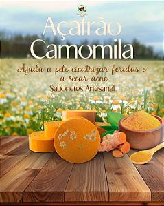 Sabonete Açafrão e Camomila