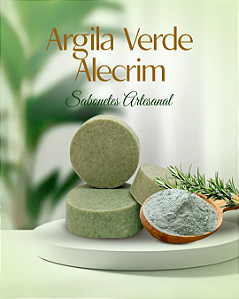 Sabonete Argila Verde e Alecrim