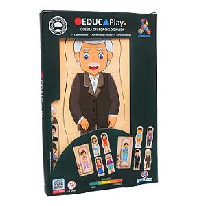 educar play quebra cabeça ciclo da vida