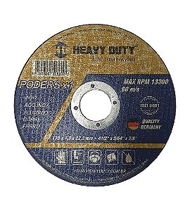 Disco Corte Inox Heavy Duty Fino 5x1 115x1x22,2mm 50 Pçs 1cx (PRODUTO IMPORTADO)