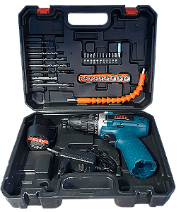 Parafusadeira 12v Com 1 Baterias + kit com 30 Acessórios (PRODUTO IMPORTADO)