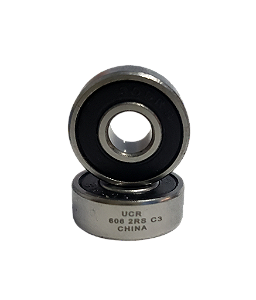 Rolamento 606 2RS C3 - UCR - Kit com 10 unidades (PRODUTO IMPORTADO - PRIMEIRA LINHA)