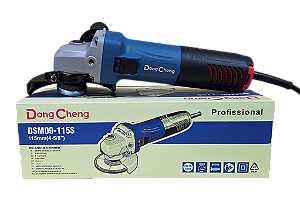 Esmerilhadeira Angular Dongcheng 115mm - 4-5/8" modelo DSM09-115S (PRODUTO IMPORTADO)