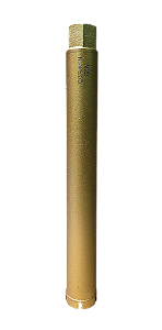 BROCA SERRA COPO DIAMANTADA PARA PERFURATRIZ 44MM X 370MM M22 DOURADA (PRODUTO IMPORTADO)