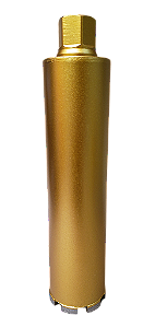 BROCA SERRA COPO DIAMANTADA PARA PERFURATRIZ 83MM X 370MM 1.1/4 DOURADA (PRODUTO IMPORTADO)