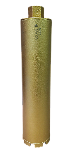 BROCA SERRA COPO DIAMANTADA PARA PERFURATRIZ 83MM X 370MM M22 DOURADA (PRODUTO IMPORTADO)