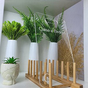 Gabarito de Dobra F (17x30) em Acrílico