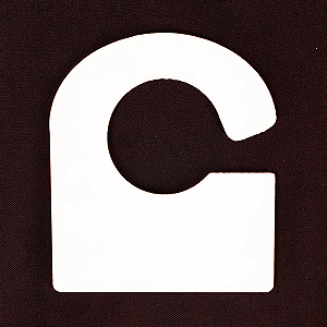 Separador de Cabide em PS Branco