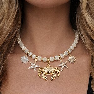 Colar Caranguejo - Bijuteria