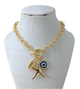 Colar Olho Grego - Bijuteria