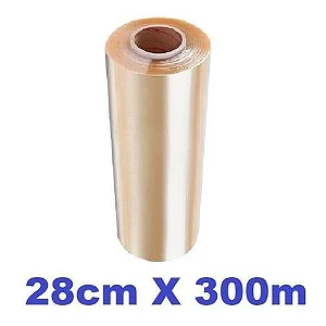 BOBINA FILME PLÁSTICO PVC 28X300M MICRA 10 EMBALAR ALIMENTO