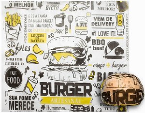 PAPEL ACOPLADO HAMBURGUER LANCHE GRANDE GOURMET 38X40 500F