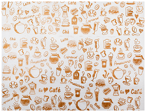 Papel p/ frios ecológico c/ barreira de gordura 30x38 1000fl