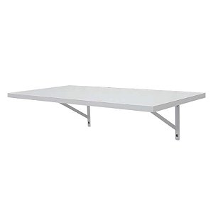 Prateleira 100 x 25cm Branca Com Mão Francesa