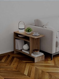 Mesa de Apoio Restn Freijó Decorativa Sala Hall