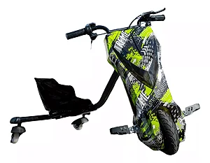 Triciclo Eletrico Drift 3 velocidades 350w Bluetooth Infantil