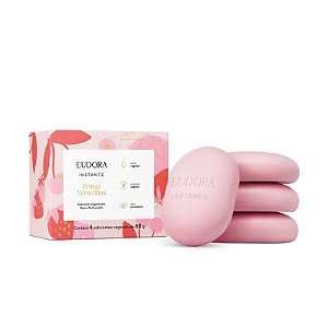 Sabonete Vegetal em Barra Instance Frutas Vermelhas 4x80g