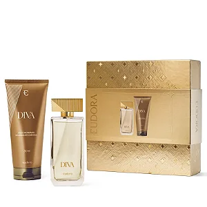 Kit Presente Eudora Diva (Colônia 100ml + Hidratante Corporal 200ml)