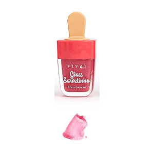 Gloss Labial Sorvetinho Vivai 6,5ml - Framboesa