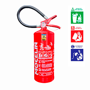 Extintor industrial PQS 4kg ABC