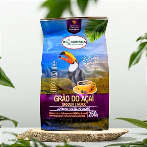 Grão do Açaí Torrado e Moído