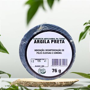 Sabonete de argila preta 76g