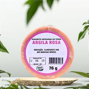 Sabonete de argila rosa 76g