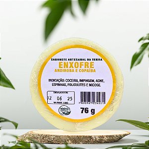 Sabonete de argila enxofre, andiroba e copaíba 76g