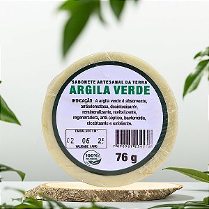 Sabonete de argila verde 76g