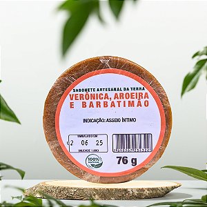 Sabonete de argila verônica, aroeira e barbatimão 76g