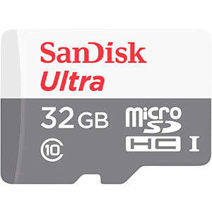 Cartão De Memória Micro Sd Sandisk 32GB Ultra Classe10 80mb/s