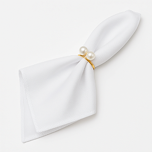 Kit Guardanapos Pendure Oxford Branco - 10 Unidades