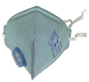 Respirador Descartável Com Válvula PFF2 VO - AIR SAFETY - CA 38953