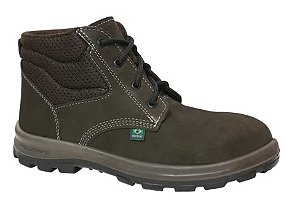 BOTINA NOBUCK BICO PVC CAFÉ - C.A 42465 - PROTEFORT