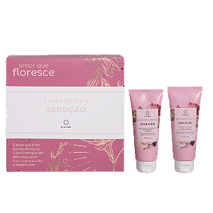 Kit Miniatura Sensações Presente Dia das Mães - Sabonete Liquído e Creme