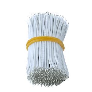 KIT COM 400pçs de Cabos 4,2CM PVC BR Fios Acabamento Branco 42MM Para Neon Fita De LED 5V 12V 24V