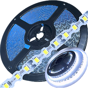 Fita LED ZIG ZIG IP20 Dobrável 6MM Branco Frio 8.000k 8W/MT Profissional 12V LED Com Cobre Alta Qualidade Curvas 90º 180º