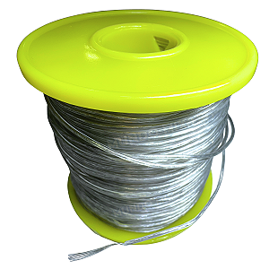 Rolos C/ CABO 20AWG 1-VIA C/ 100MTS 1X0,20mm TRANSPARENTE Para Neon Fita LED 12V 24V Cristal 1 VIA